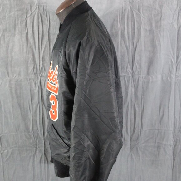Vitnage Bomber Baseball Jacket - Rebels Fastball 3 Script Men's XL - Picture 4 of 7